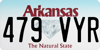AR license plate 479VYR