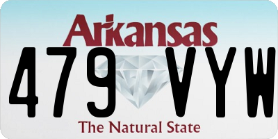 AR license plate 479VYW