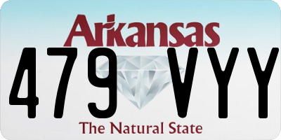 AR license plate 479VYY