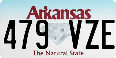 AR license plate 479VZE