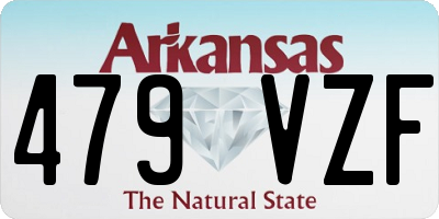 AR license plate 479VZF