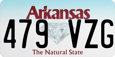 AR license plate 479VZG