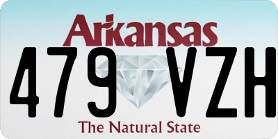 AR license plate 479VZH