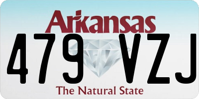 AR license plate 479VZJ