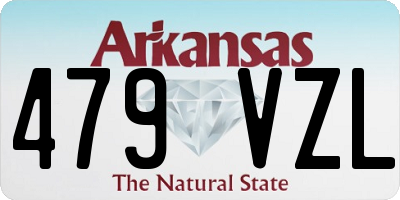 AR license plate 479VZL