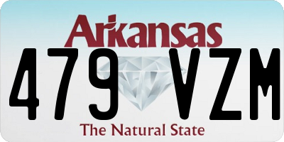 AR license plate 479VZM