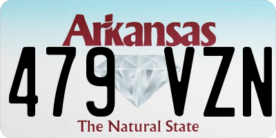 AR license plate 479VZN