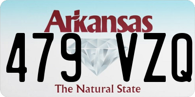 AR license plate 479VZQ