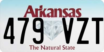 AR license plate 479VZT