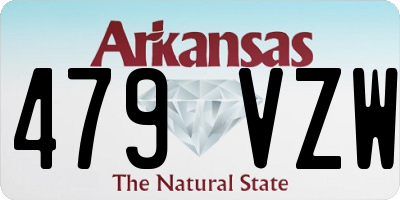 AR license plate 479VZW