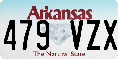 AR license plate 479VZX