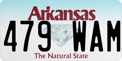 AR license plate 479WAM