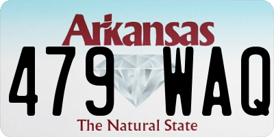 AR license plate 479WAQ