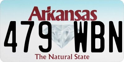 AR license plate 479WBN