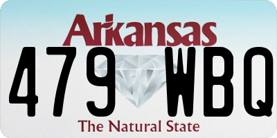 AR license plate 479WBQ