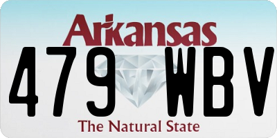 AR license plate 479WBV