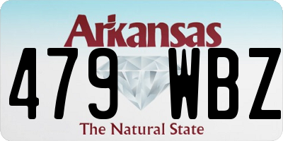 AR license plate 479WBZ
