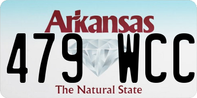 AR license plate 479WCC