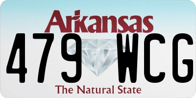 AR license plate 479WCG