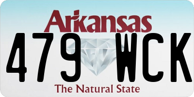 AR license plate 479WCK