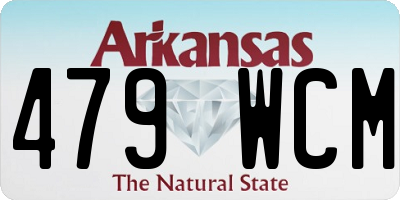 AR license plate 479WCM