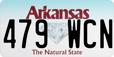 AR license plate 479WCN