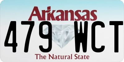 AR license plate 479WCT