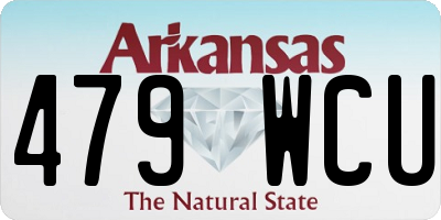 AR license plate 479WCU
