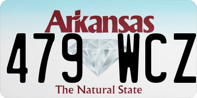 AR license plate 479WCZ