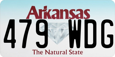 AR license plate 479WDG