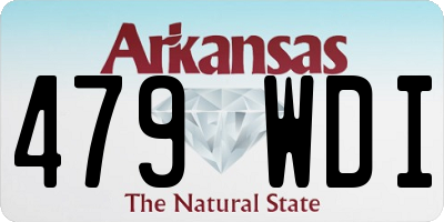 AR license plate 479WDI