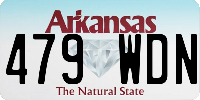 AR license plate 479WDN