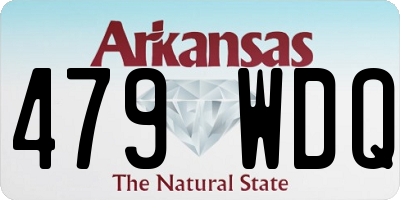 AR license plate 479WDQ