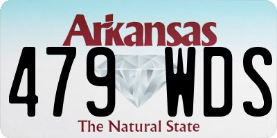 AR license plate 479WDS