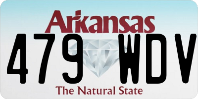 AR license plate 479WDV