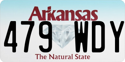 AR license plate 479WDY