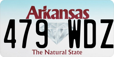 AR license plate 479WDZ