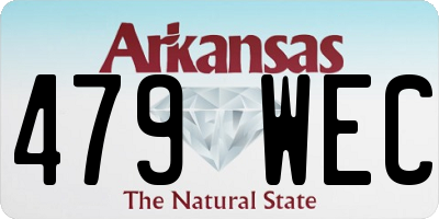 AR license plate 479WEC