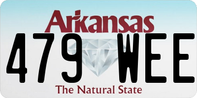 AR license plate 479WEE