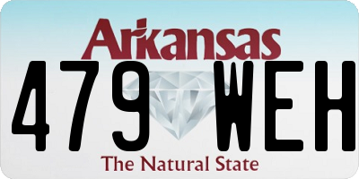 AR license plate 479WEH