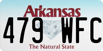 AR license plate 479WFC