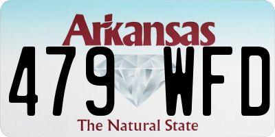 AR license plate 479WFD
