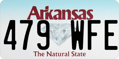 AR license plate 479WFE