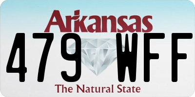 AR license plate 479WFF