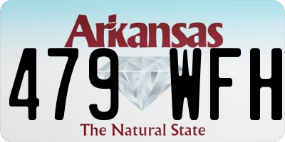 AR license plate 479WFH