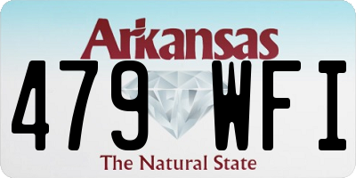 AR license plate 479WFI
