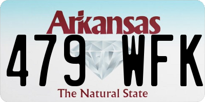 AR license plate 479WFK