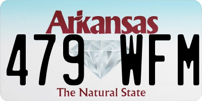 AR license plate 479WFM