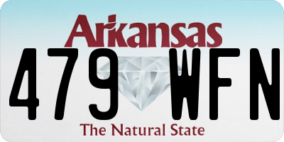 AR license plate 479WFN