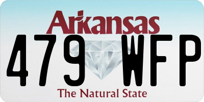 AR license plate 479WFP